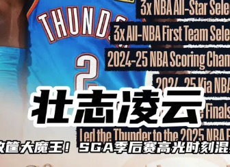 攻筐大魔王！SGA季后赛高光时刻混剪