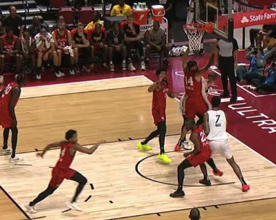 抬手就有！贾文特 库克vs老鹰第2节4记三分集锦