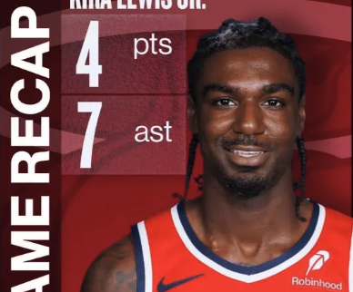 刘易斯12日vs亚特兰大老鹰 4 分个人集锦