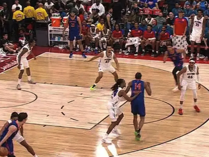 道森-加西亚12日vs纽约尼克斯 4 分个人集锦