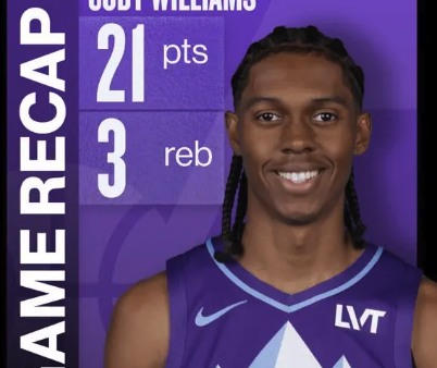 威廉姆斯12日vs夏洛特黄蜂 21 分个人集锦