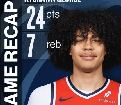 乔治12日vs菲尼克斯太阳 24 分个人集锦