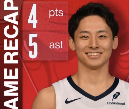 河村13日vs萨克拉门托国王 4 分个人集锦